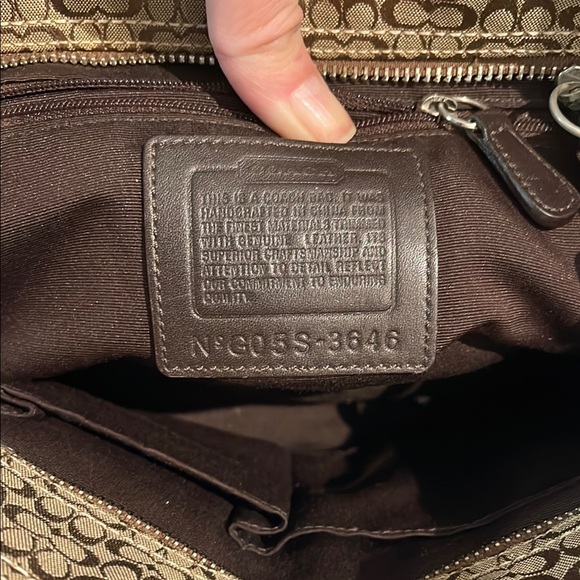 Coach Brown Patterned Women's Bag - Picture 6 of 7